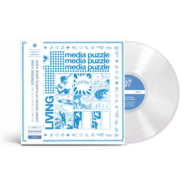 Media Puzzle - Strategic Living/A Brief History Of Planets, Space, And Shit | Impressed Recordings (IMP083) - 3