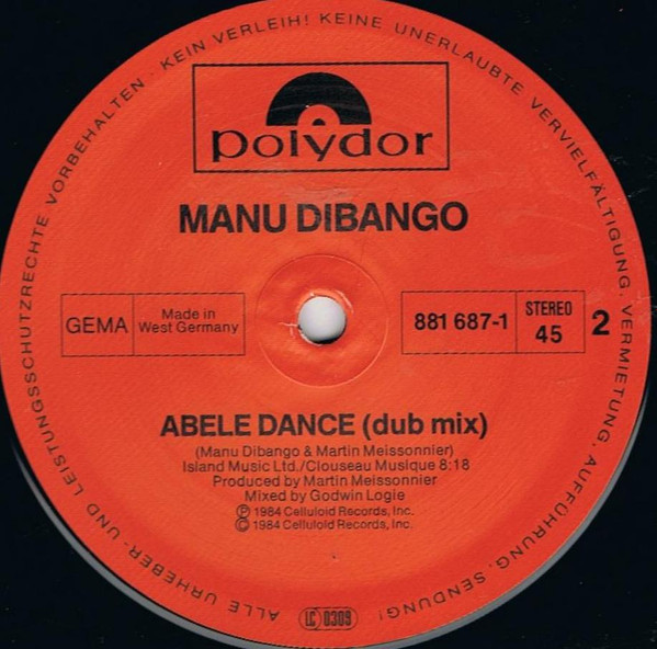 Manu Dibango - Abele Dance | Polydor (881 687-1) - 4