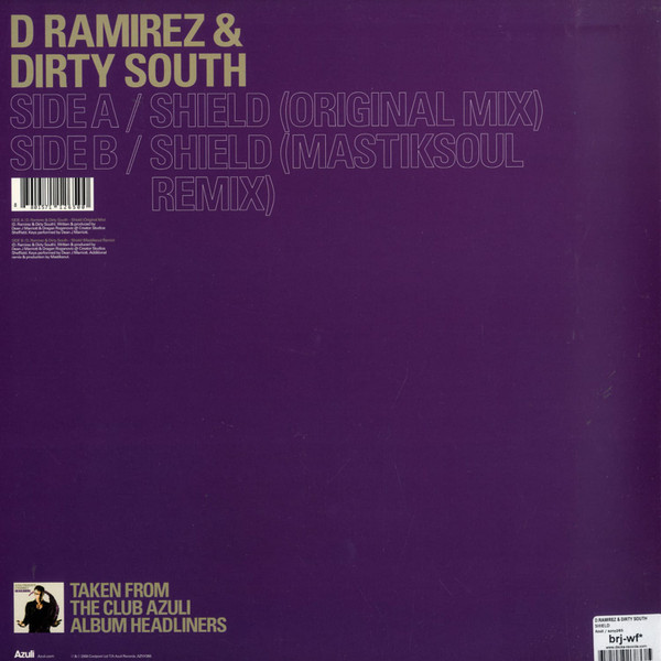 D. Ramirez & Dirty South - Shield | Azuli Records (AZNY265) - 3 D. Ramirez & Dirty South - Shield | Azuli Records (AZNY265) - 3