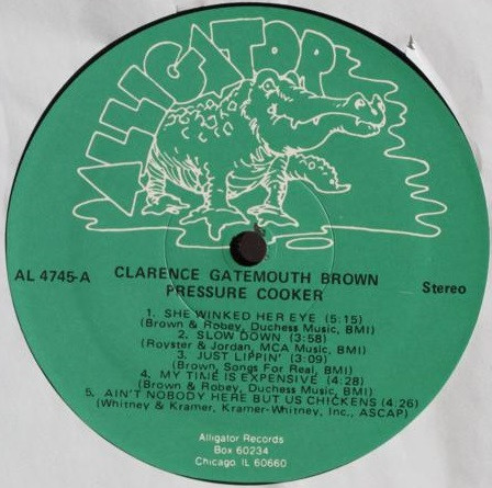 Clarence "Gatemouth" Brown - Pressure Cooker | Alligator Records (AL 4745) - 3 Clarence "Gatemouth" Brown - Pressure Cooker | Alligator Records (AL 4745) - 3