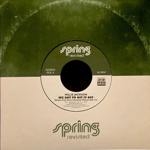 Millie Jackson / The Joneses - We Got To Hit It Off / Love Contest | Acid Jazz (AJX856S) - 3