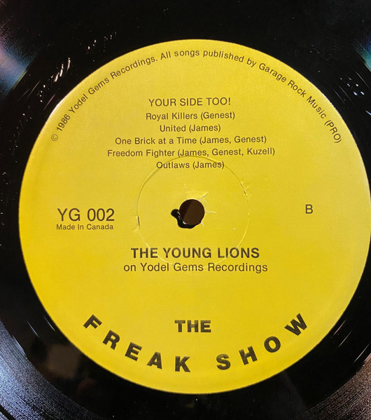 Young Lions - Welcome To The Freak Show [Vinyl] | Yodel Gems Recordings (YG 002) - 4