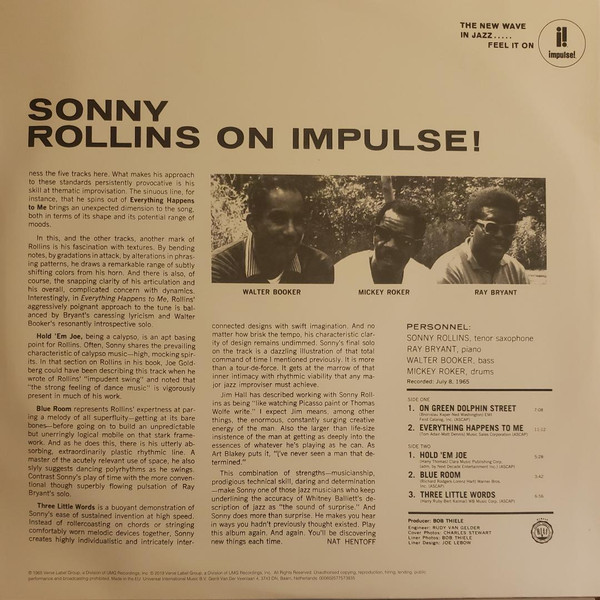 Sonny Rollins - On Impulse! | Impulse! (000602577573835) - 4