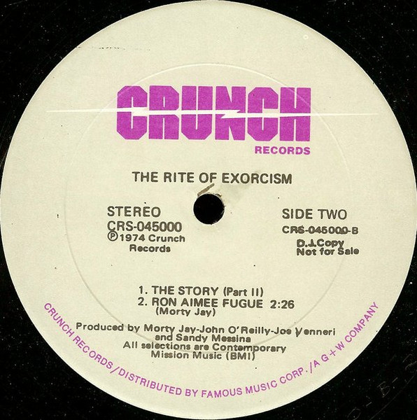 Rev. Patrick J. Berkery, Ph.D. - The Rite Of Exorcism | Crunch Records (CRS-045000) - 4