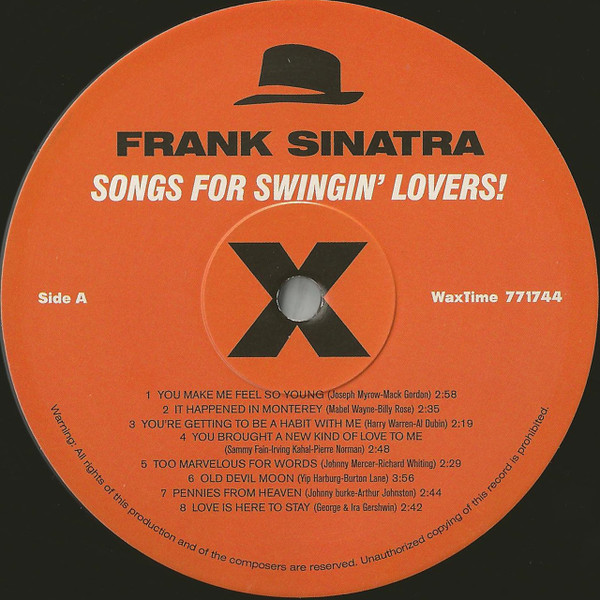 Frank Sinatra - Songs For Swingin' Lovers! | WaxTime (771744) - 4