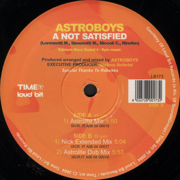 Astroboys - A Not Satisfied | Loud Bit Records (LB 173) - 3 Astroboys - A Not Satisfied | Loud Bit Records (LB 173) - 3
