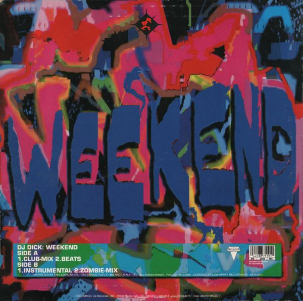 DJ Dick - Weekend | Bull & Butcher Recordings (BB 2005 MX) - 2