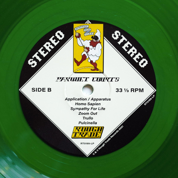 Parquet Courts - Sympathy For Life LP- GREEN VINYL | Rough Trade (RT0199LPE) - 4 Parquet Courts - Sympathy For Life LP- GREEN VINYL | Rough Trade (RT0199LPE) - 4