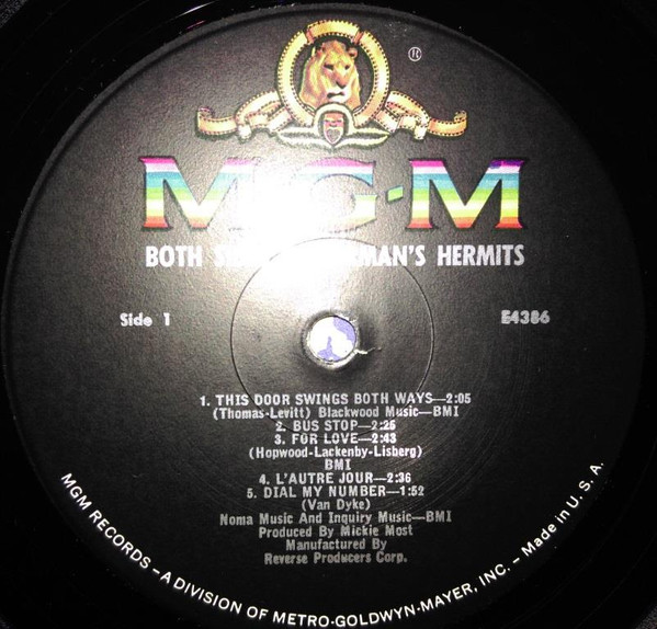 Herman's Hermits - Both Sides Of Herman's Hermits | MGM Records (E-4386) - 3 Herman's Hermits - Both Sides Of Herman's Hermits | MGM Records (E-4386) - 3