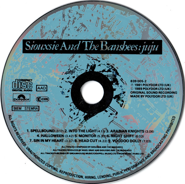 Siouxsie & The Banshees - Juju | Polydor (839 005-2) - 3