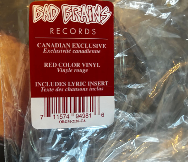 Bad Brains - I Against I (Limited Edition - Red Vinyl) [Vinyl] | Bad Brains Records (ORGM-2187-CA) - 3