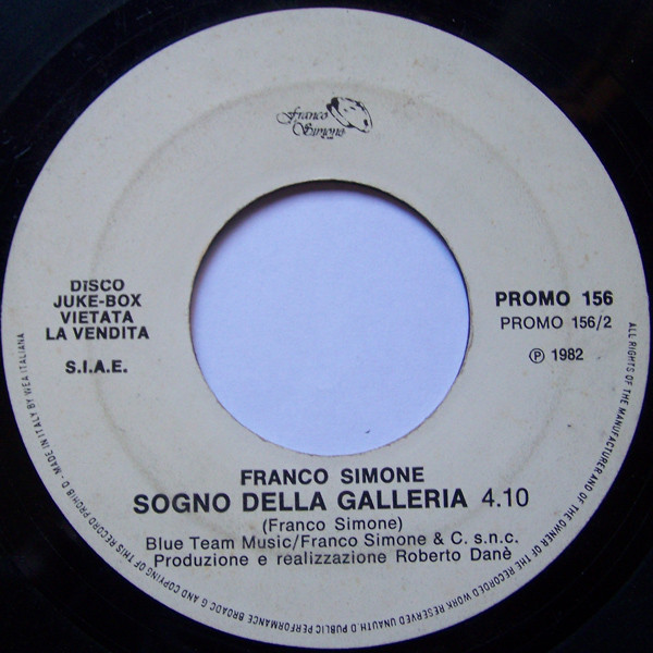 Chicago / Franco Simone - Hard To Say I'm Sorry / Sogno Della Galleria | Full Moon (PROMO 156) - 2