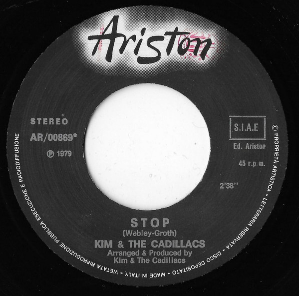 Kim & The Cadillacs - Stop | Ariston (AR/00869) - 3