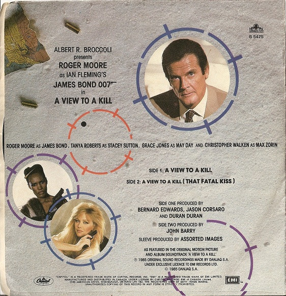 Duran Duran - A View To A Kill (7") [Vinyl] | Capitol Records (B 5475) - 2