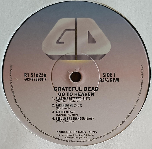 The Grateful Dead - Go To Heaven | Grateful Dead Records (R1-516256) - 3