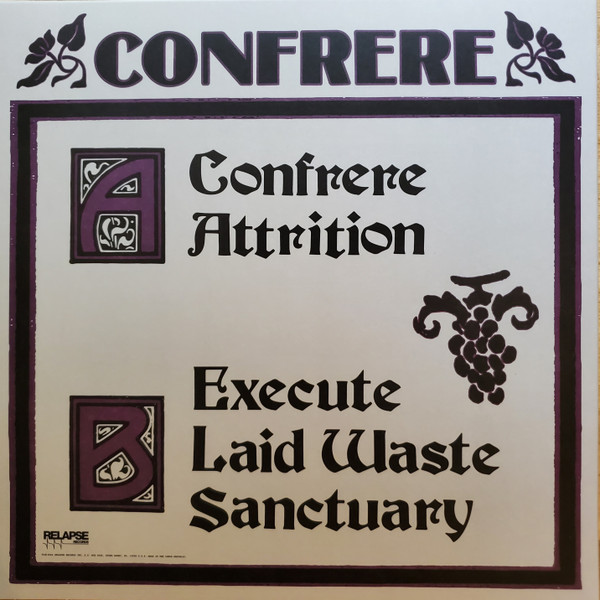 Poison Ruïn - Confrere LP | Relapse Records (RR7572) - 2