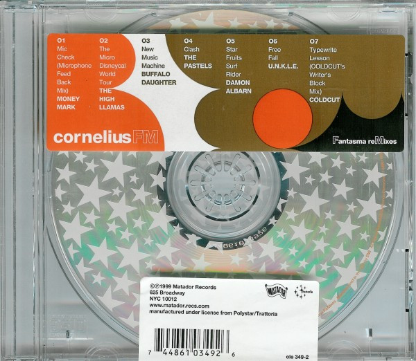 Cornelius - FM - Fantasma Remixes | Matador (OLE 349-2) - main Cornelius - FM - Fantasma Remixes | Matador (OLE 349-2) - main