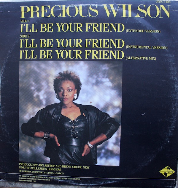 Precious Wilson - I'll Be Your Friend | Jive (JIVE T 105) - main Precious Wilson - I'll Be Your Friend | Jive (JIVE T 105) - main