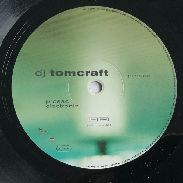 Tomcraft - Prosac | Kosmo Records (kos 004) - 3 Tomcraft - Prosac | Kosmo Records (kos 004) - 3
