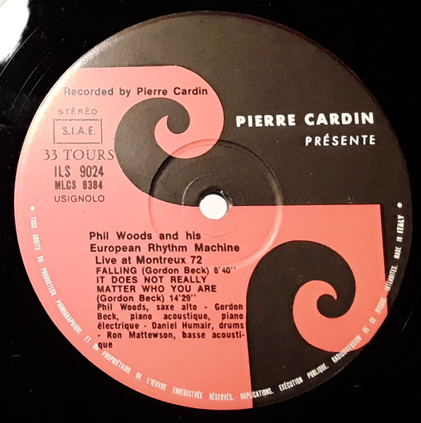 Phil Woods And His European Rhythm Machine - Live At Montreux 72 | Les Disques Pierre Cardin (ILS 9024) - 4