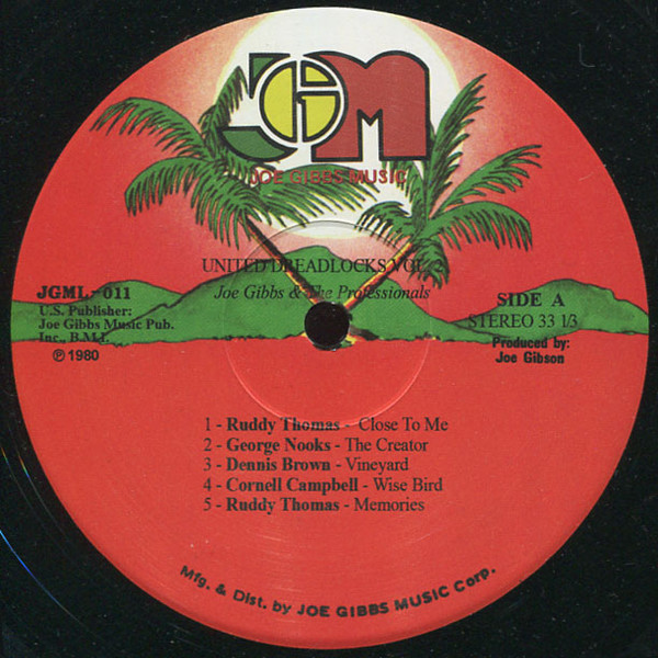 Various - United Dreadlocks Vol. 2 | Joe Gibbs Music (JGML-011) - 3