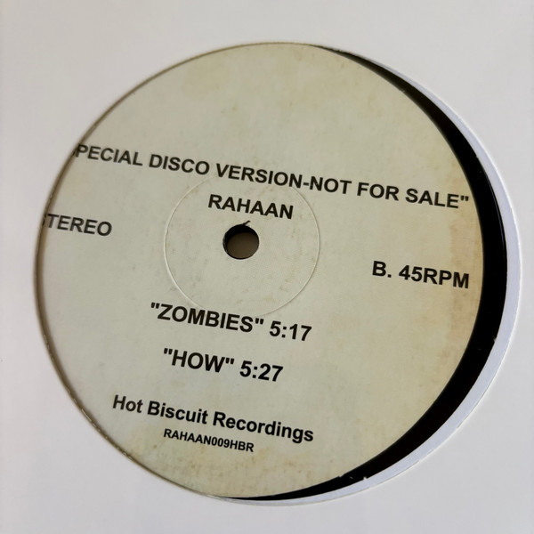 Rahaan - Get Up | Hot Biscuit Recordings (RAHAAN009HBR) - 2