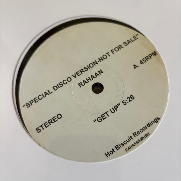 Rahaan - Get Up | Hot Biscuit Recordings (RAHAAN009HBR)