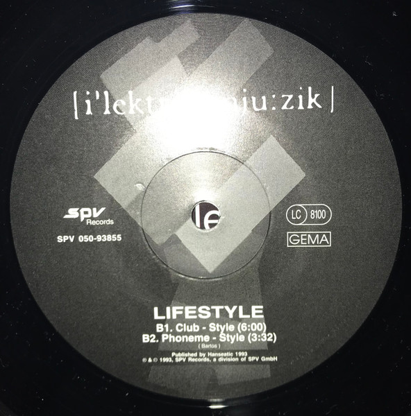 Elektric Music - Lifestyle | SPV Records (SPV 050-93855) - 4