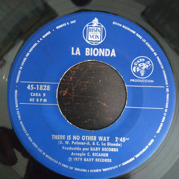La Bionda - Bandido | Hispavox (45-1828) - 4