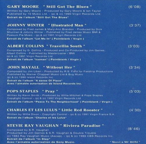 Various - Downtown Blues By Chevignon "Le Meilleur Du Blues" | Virgin (869942) - 4 Various - Downtown Blues By Chevignon "Le Meilleur Du Blues" | Virgin (869942) - 4