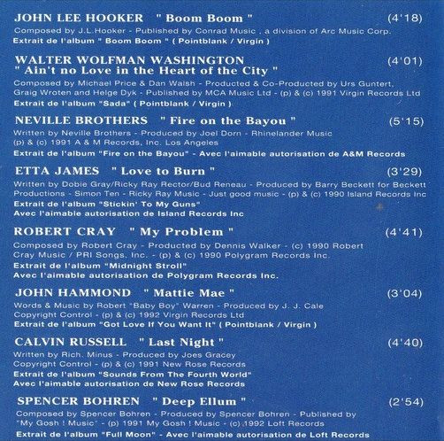 Various - Downtown Blues By Chevignon "Le Meilleur Du Blues" | Virgin (869942) - 3 Various - Downtown Blues By Chevignon "Le Meilleur Du Blues" | Virgin (869942) - 3