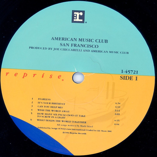 American Music Club - San Francisco | Reprise Records (1-45721) - 3