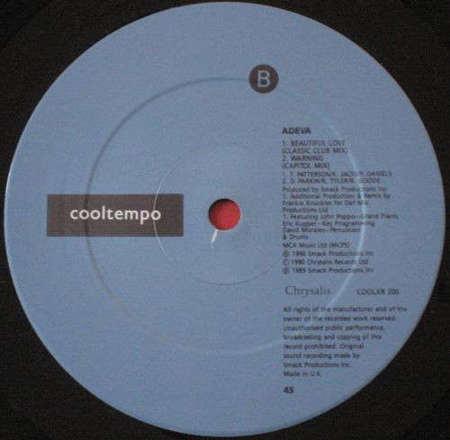 Adeva - Treat Me Right! (Remix) | Cooltempo (COOLXR 200) - 4