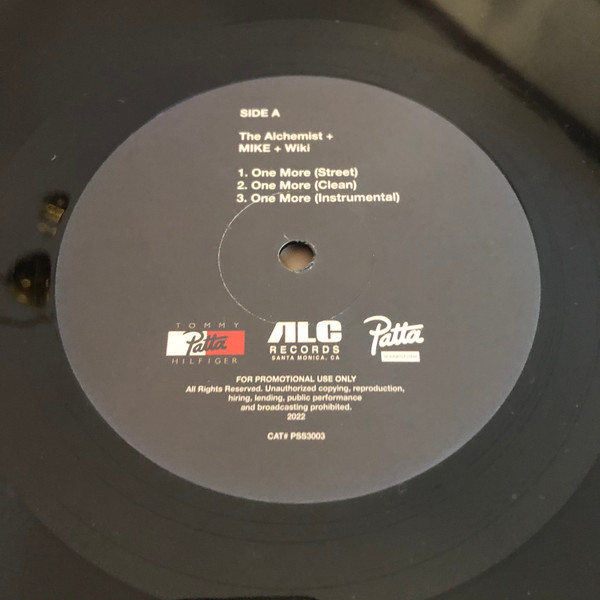 Alchemist + Mike + Wiki - One More | ALC Records (PSS3003) - 3