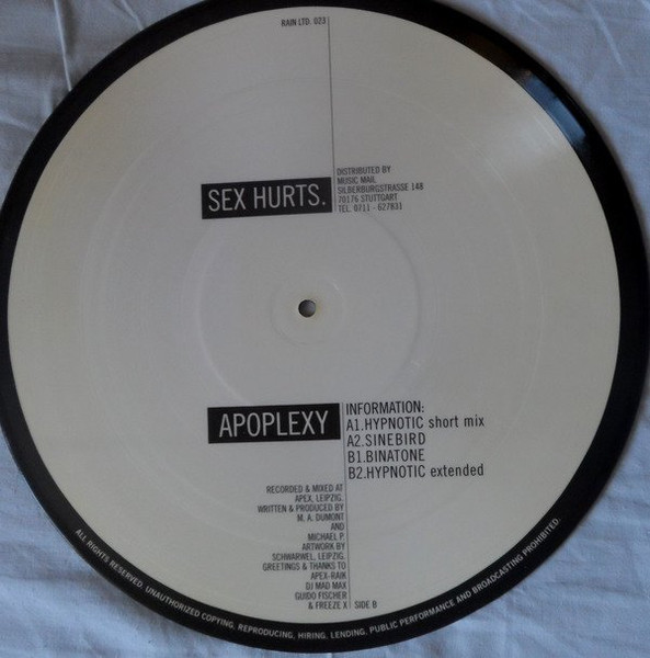 Apoplexy - Sex Hurts | Rainltd. (RAIN LTD. 023) - 2