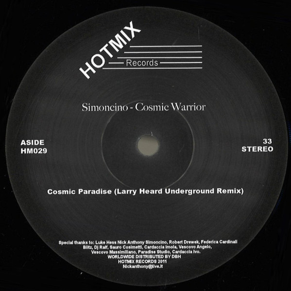 Simoncino - Cosmic Warrior | HotMix Records (HM029)