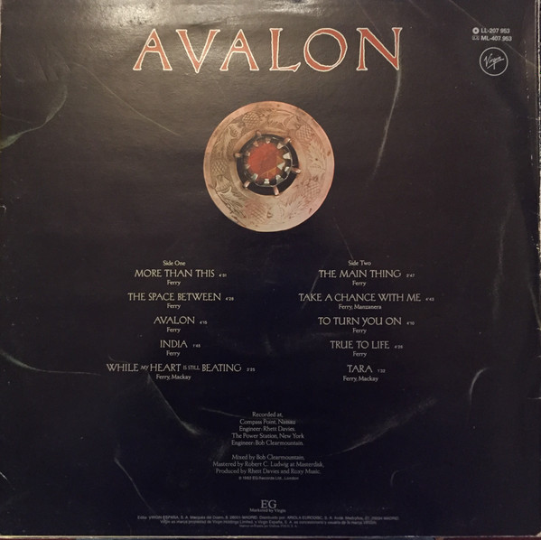 Roxy Music - Avalon | EG (LL 207 953) - 2