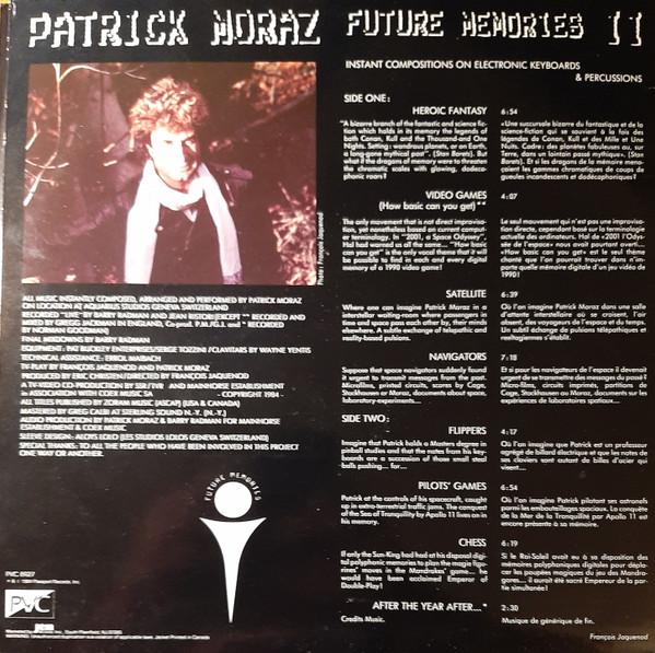 Patrick Moraz - Future Memories II | PVC Records (PVC 8927) - 2 Patrick Moraz - Future Memories II | PVC Records (PVC 8927) - 2