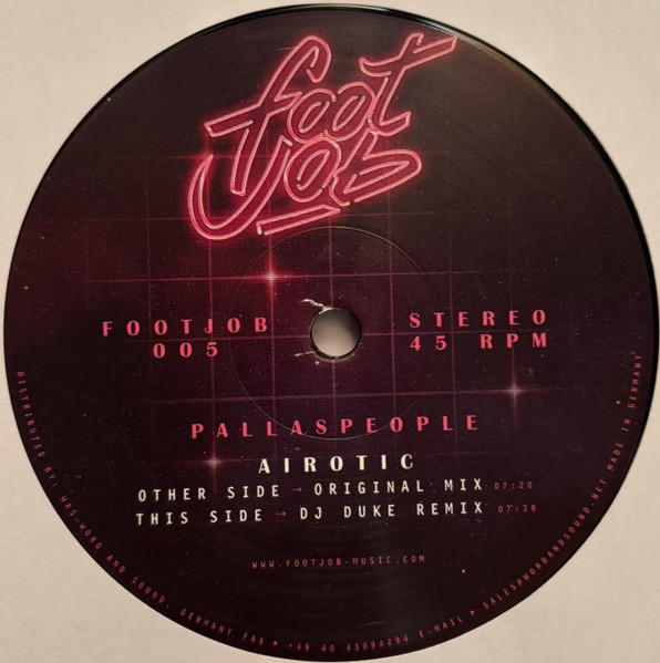 Pallaspeople - Airotic | Footjob (FJ005) - 2