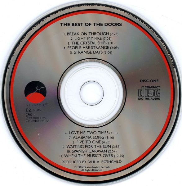 The Doors - The Best Of The Doors | Elektra (E2 60345) - 3 The Doors - The Best Of The Doors | Elektra (E2 60345) - 3