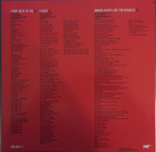 Frank Zappa - Sheik Yerbouti | EMI (EN 5001) - 4