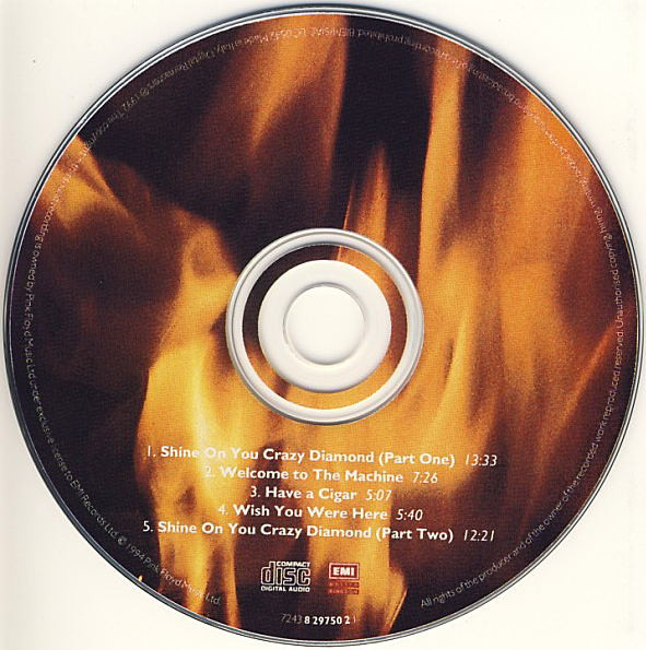 Pink Floyd - Wish You Were Here | EMI United Kingdom (7243 8 29750 2 1) - 3