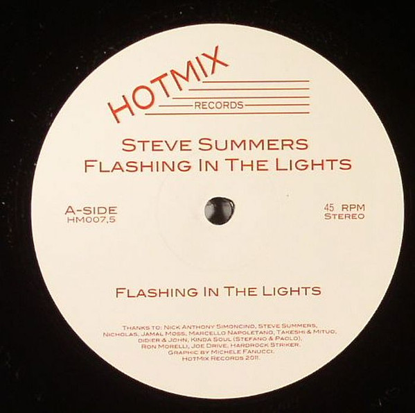 Steve Summers - Flashing In The Lights | HotMix Records (HM007.5) - main