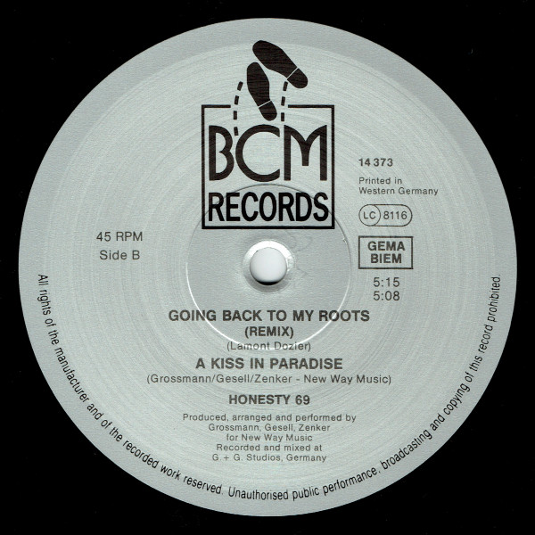 Honesty 69 - Rich In Paradise (Remix) | BCM Records (14373) - 3 Honesty 69 - Rich In Paradise (Remix) | BCM Records (14373) - 3