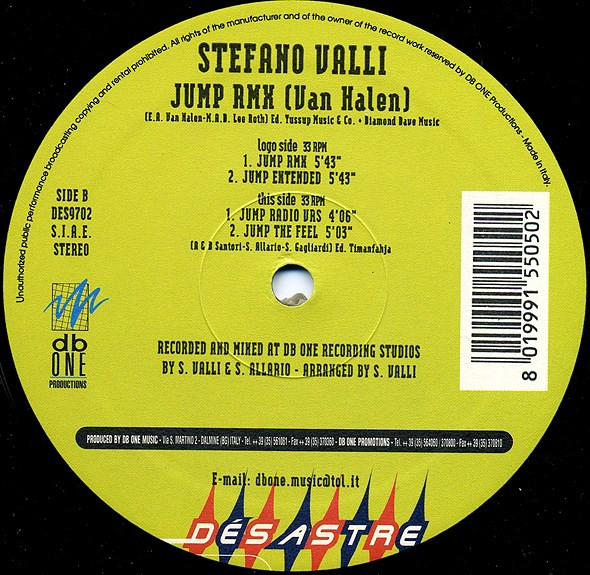 Stefano Valli - Jump Rmx | Désastre Records (DES 9702) - 3 Stefano Valli - Jump Rmx | Désastre Records (DES 9702) - 3