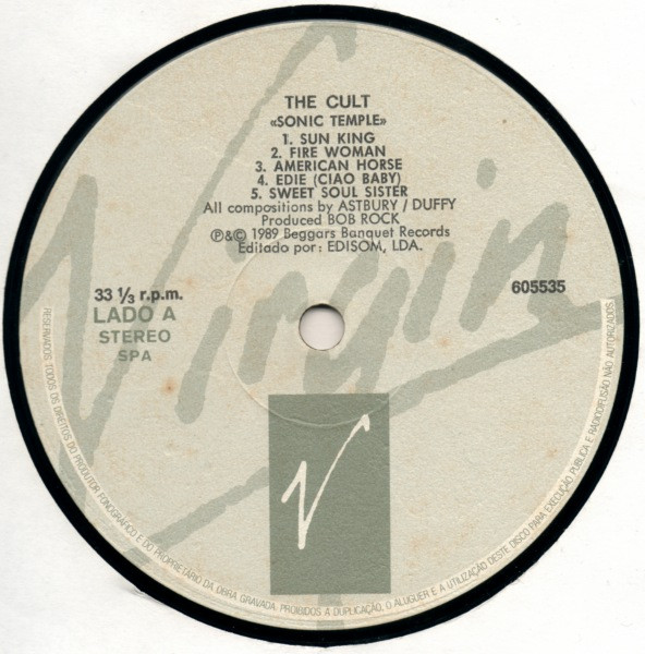 The Cult - Sonic Temple | Virgin (605535) - 3