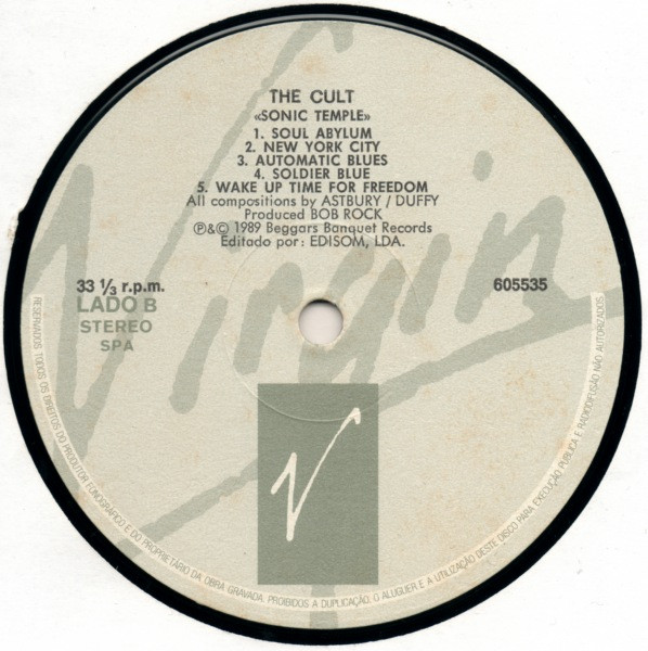 The Cult - Sonic Temple | Virgin (605535) - 4