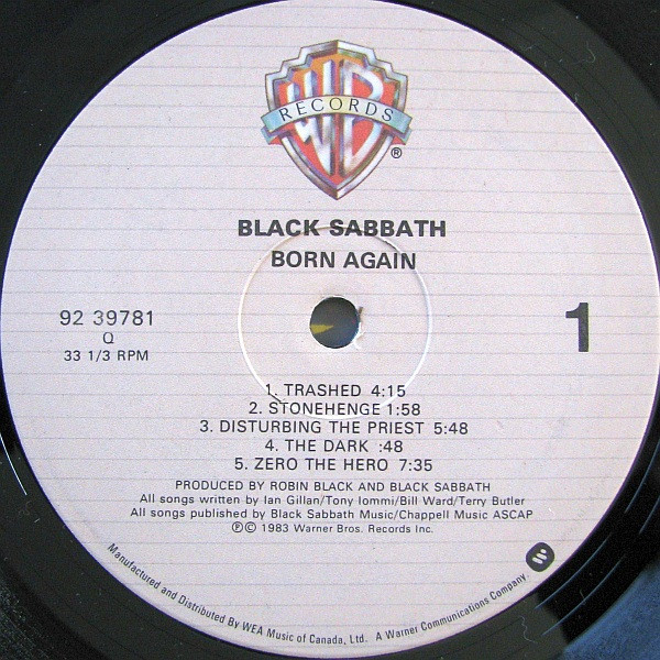 Black Sabbath - Born Again | Warner Bros. Records (92 39781) - 3