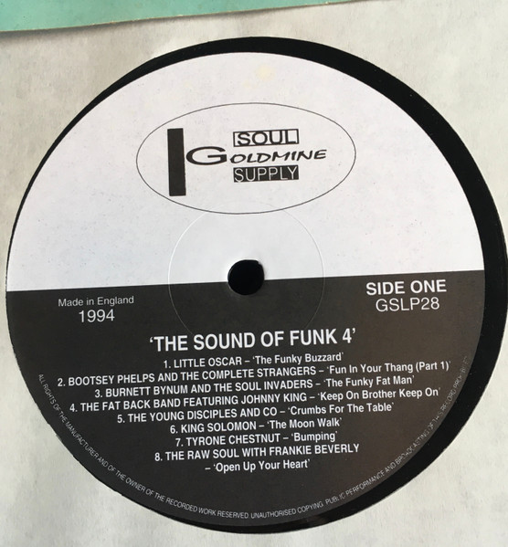Various - The Sound Of Funk 4 | Goldmine Soul Supply (GSLP 28) - 3