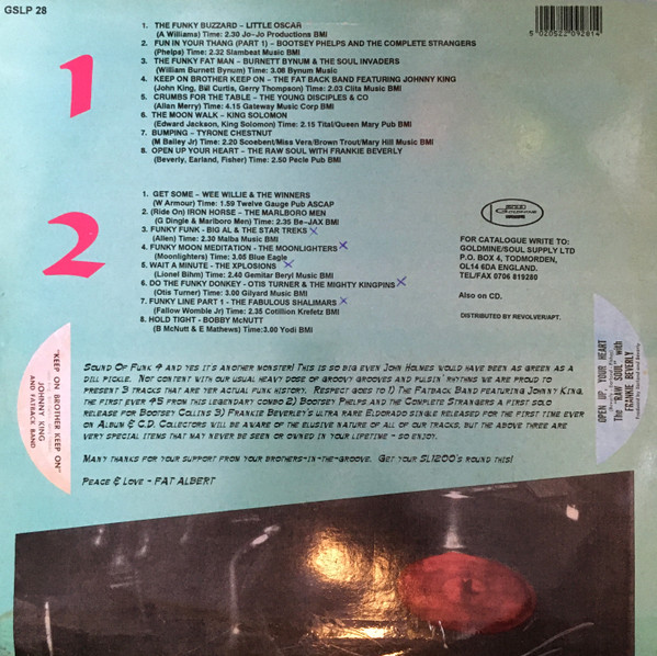 Various - The Sound Of Funk 4 | Goldmine Soul Supply (GSLP 28) - 2